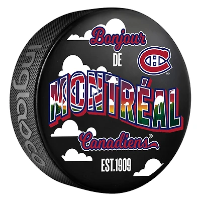 NHL Puck Greetings From Canadiens