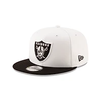 NFL Hat 950 Basic Snapback Raiders (White & Black)