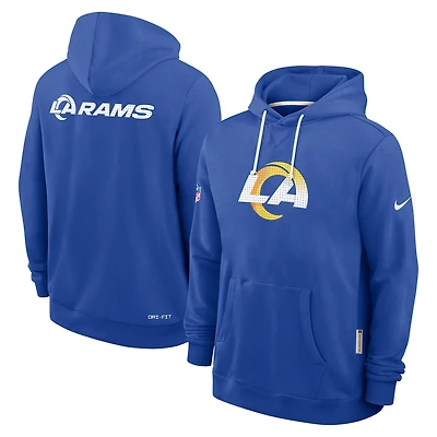 NFL Hoodie Pull Over Fleece Sideline 2025 Rams