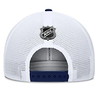 NHL Hat Structured Adjustable Trucker Authentic Pro Rink Side Navy 2026 Canadiens