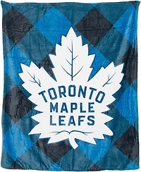 NHL Cozy Cottage Throw 60x50 Maple Leafs