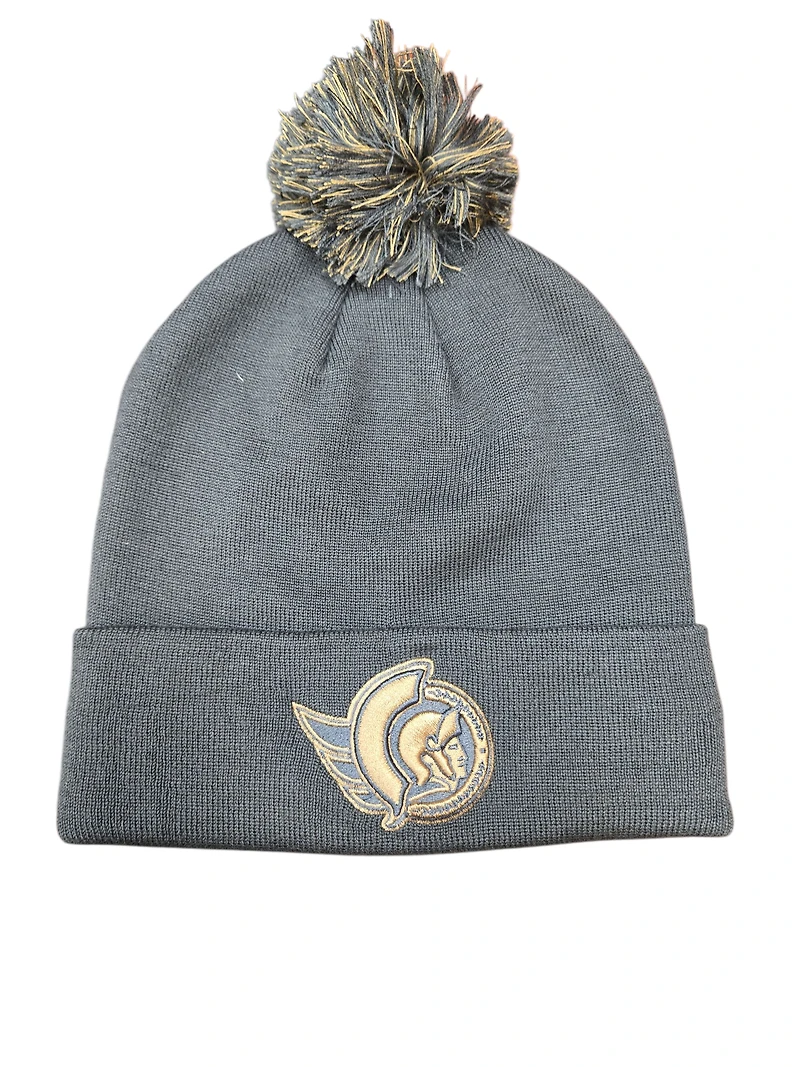NHL Knit Hat Authentic Pro Rink Cuffed with Pom Military Appreciation Senators
