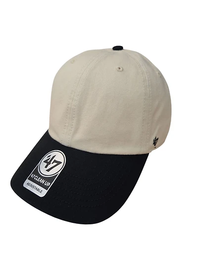 '47 Brand Hat Clean Up Basic Blank (Two Tone Beige and Black)