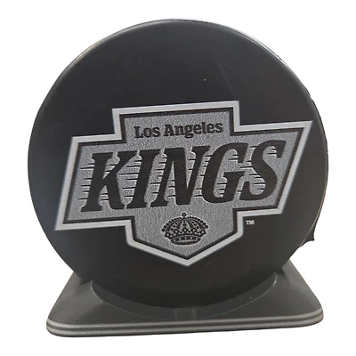 Puck Display Stand Silver and Black