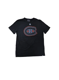 NHL Player T-Shirt Authentic Stack Cole Caufield Canadiens (Black)