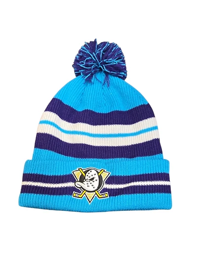 NHL Knit Hat with Pom Vintage Dynasty Ducks