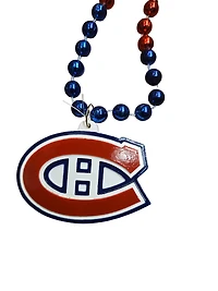 NHL Team Beaded Chain Necklace Canadiens