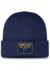 NHL Knit Hat Authentic Pro Prime Cuffed Beanie 2024 Blues