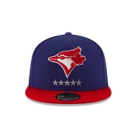 MLB Hat 5950 L2002 RWB Blue Jays