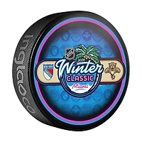NHL Puck Winter Classic Dueling Miami Rangers VS Panthers