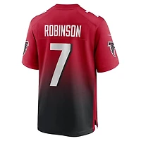 NFL Player Game Jersey Alt Red Bijan Robinson Falcons