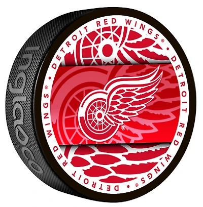NHL Puck Souvenir Collector Medallion Red Wings
