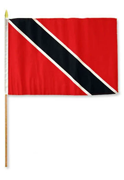 Country Stick Flag 12x18 Trinidad and Tobago
