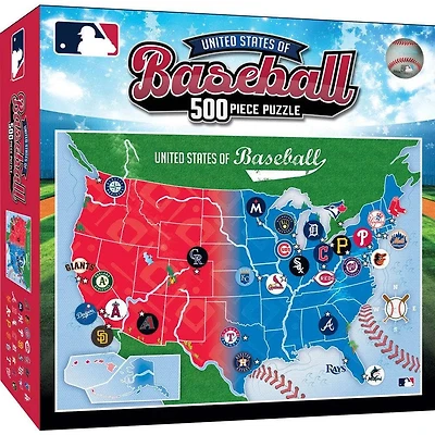 MLB United States of Baseball Jigsaw Puzzle