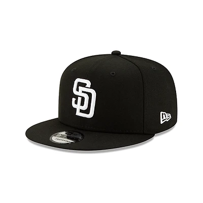 MLB Hat 950 Basic Snapback Black and White Padres