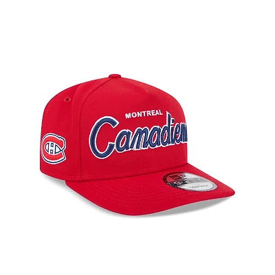 NHL Hat 950 A-Frame Snapback Script Canadiens