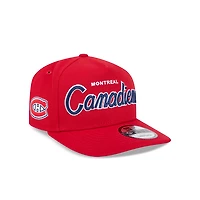 NHL Hat 950 A-Frame Snapback Script Canadiens