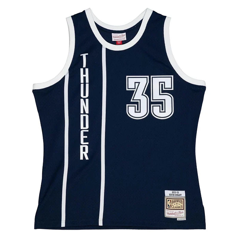 NBA Hardwood Classics Player 2015-16 Swingman Jersey Kevin Durant Thunder (Navy)