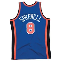 NBA Hardwood Classics Player 1998-99 Swingman Jersey Latrell Sprewell Knicks (Royal Blue)