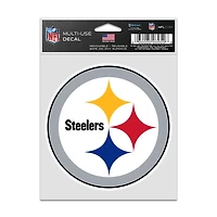 NFL Multi Use Decal 3.75x5 Logo Steelers