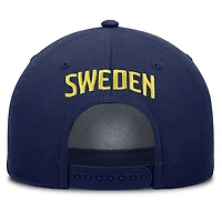NHL Hat Authentic Pro Pinch Panel A-Frame 4-Nations Face-Off Team Sweden