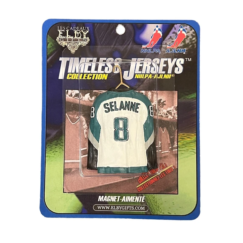 NHL Vintage Player Ceramic Magnet Teemu Selanne Sharks