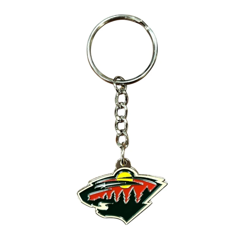 NHL Keychain Logo Wild