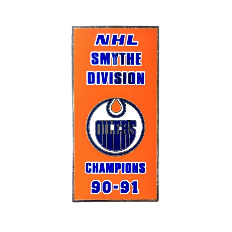 NHL Lapel Pin Smythe Division Champs 90-91 Oilers