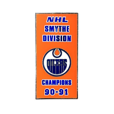 NHL Lapel Pin Smythe Division Champs 90-91 Oilers