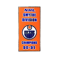 NHL Lapel Pin Smythe Division Champs 90-91 Oilers