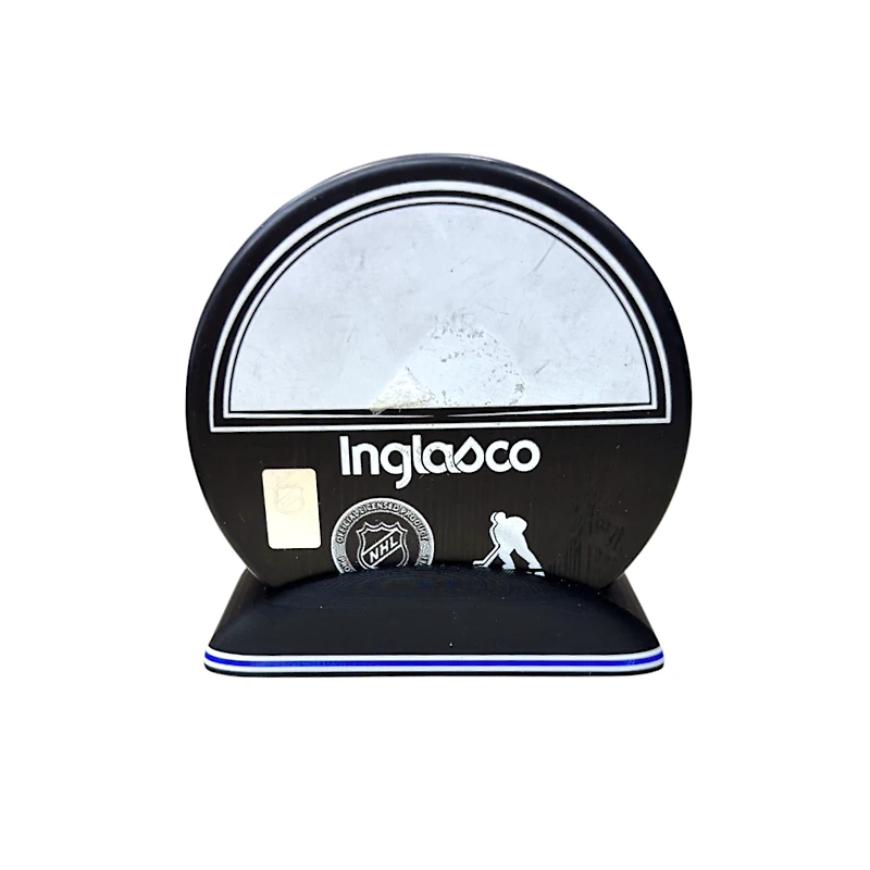 Puck Display Stand White & Blue
