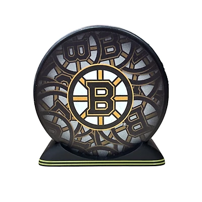 Puck Display Stand Black & Yellow