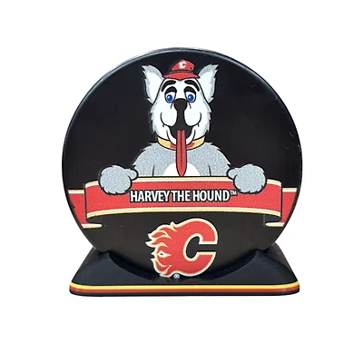 Puck Display Stand Yellow and Red