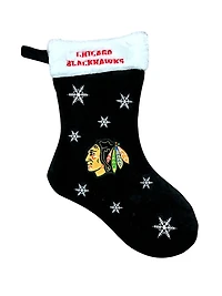 NHL Stocking Snowflake Blackhawks