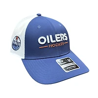 NHL Hat Structured Adjustable Trucker Authentic Pro Rinkside2 2025 Oilers