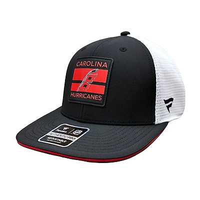 NHL Hat Structured Adjustable Trucker Authentic Pro Rinkside6 2025 Hurricanes