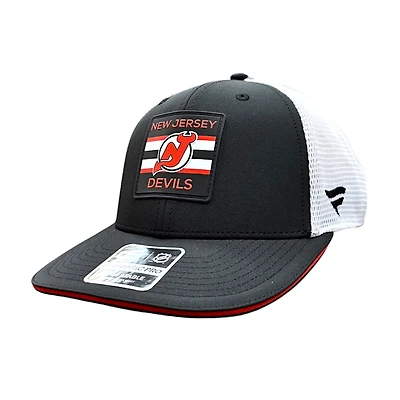 NHL Hat Structured Adjustable Trucker Authentic Pro Rinkside6 2025 Devils