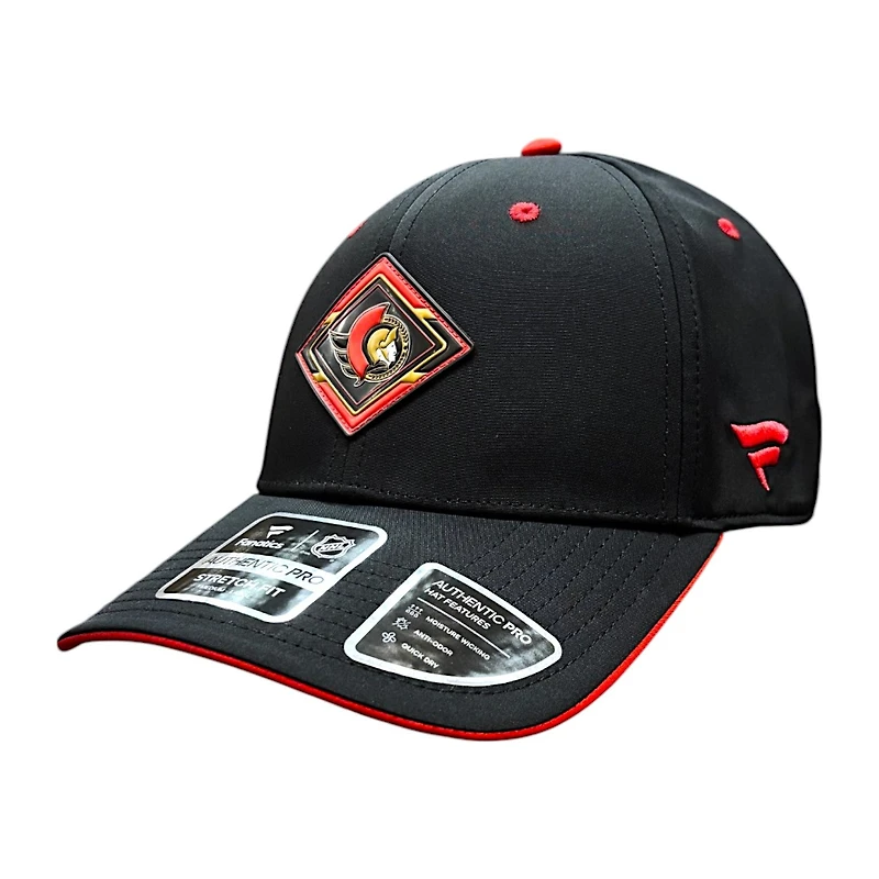 NHL Hat Structured Stretch Authentic Pro Rinkside5 2025 Senators