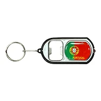 Country Keychain Light Bottle Opener Key Portugal