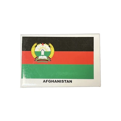 Country Magnet Flag Afghanistan (1980-1987)
