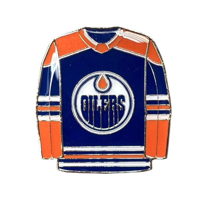 NHL Lapel Pin Jersey Home Oilers