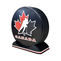 Puck Display Stand White & Red