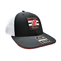 NHL Hat Structured Adjustable Trucker Authentic Pro Rinkside6 2025 Devils