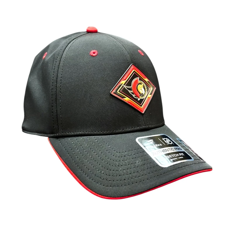 NHL Hat Structured Stretch Authentic Pro Rinkside5 2025 Senators