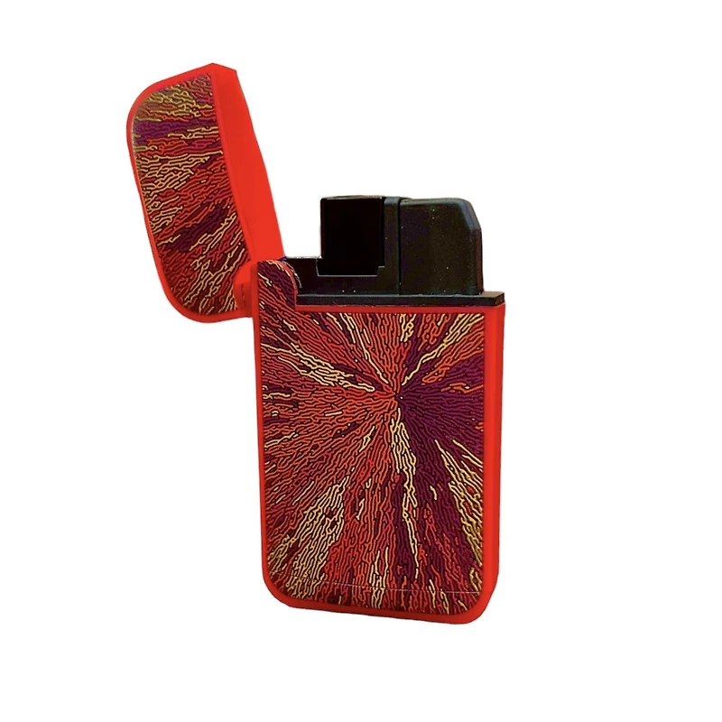 Zengaz Model ZL-12 Jet Lighter Red Implosion