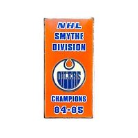 NHL Lapel Pin Smythe Division Champs 84-85 Oilers (Sticky Back)