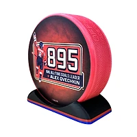 Puck Display Stand Red & Blue