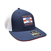 NHL Hat Structured Adjustable Trucker Authentic Pro Rinkside6 2025 Rangers
