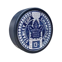 NHL Puck Stanley Cup Dynasty Trimflexx Design Maple Leafs