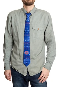 NHL Neck Tie "Ugly Sweater" Canadiens
